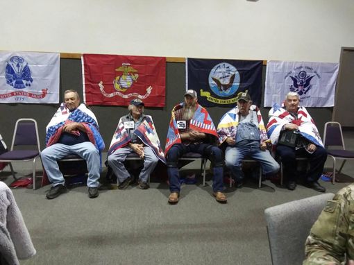 Veteran's Lonnie Whitehead, Robert Widener, Jared Weaver and Harold Sears